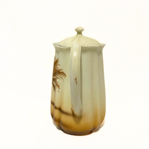 Antique Handmade Cocoa Pot - Camel and Palm Tree Design - Picture 3 of 11